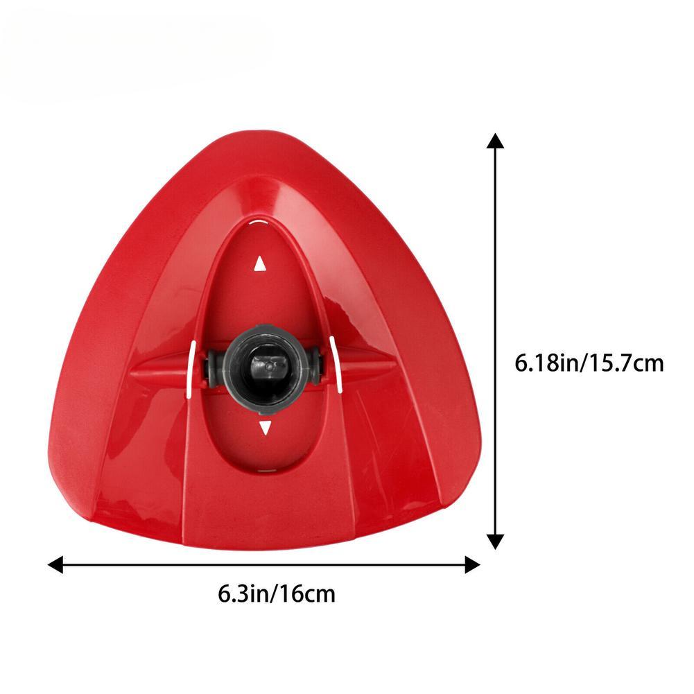 4 шт. сменная поворотная треугольная насадка для швабры, пластиковый корпус диска, базовый аксессуар, подходит для швабры O-Cedar, легко отжимаемой