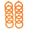 10Pcs Silicone Jar Gaskets Food Storege Jars Airtight Leak-Proof Seals Ring