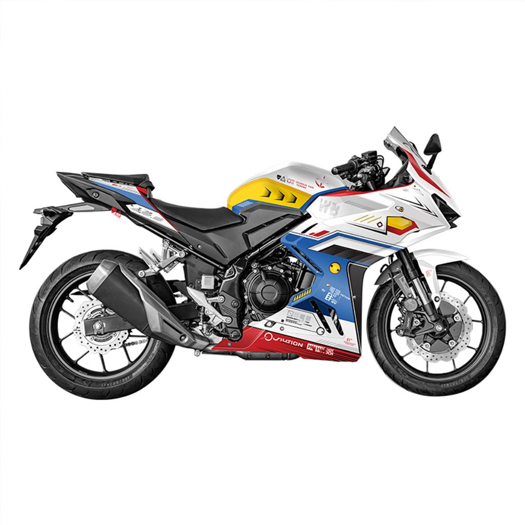 Compatible with Honda 2024 CBR400R Motorcycle Full Body Decals Waterproof Stickers Anti Scratch Decorative Graphics Decals