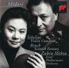 CD SIBELIUS / BRUCH - MIDORI, ZUBIN ME - Violin Concerto / Scottish Fantasy SRCR9651 Sony Classical 1994 Japan Classical Used