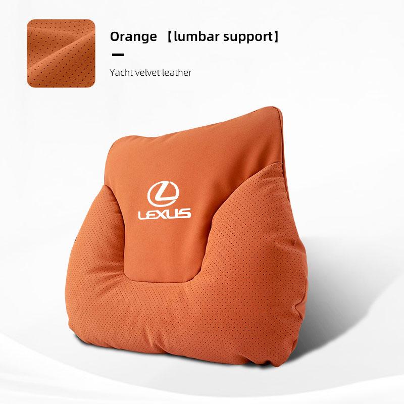 AABGC1 Lexus Car Interior Seat Suede leather Bull Horn Headrest For Lexus F SPORT ES RX NX LS UX LM LX GX LC RZ IS CT GS RC HS SC LBX