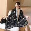 New Versatile Imitation Cashmere Scarf Women's Autumn and Winter High-end Temperament Jacquard Shawl Scarf Dual-purpose