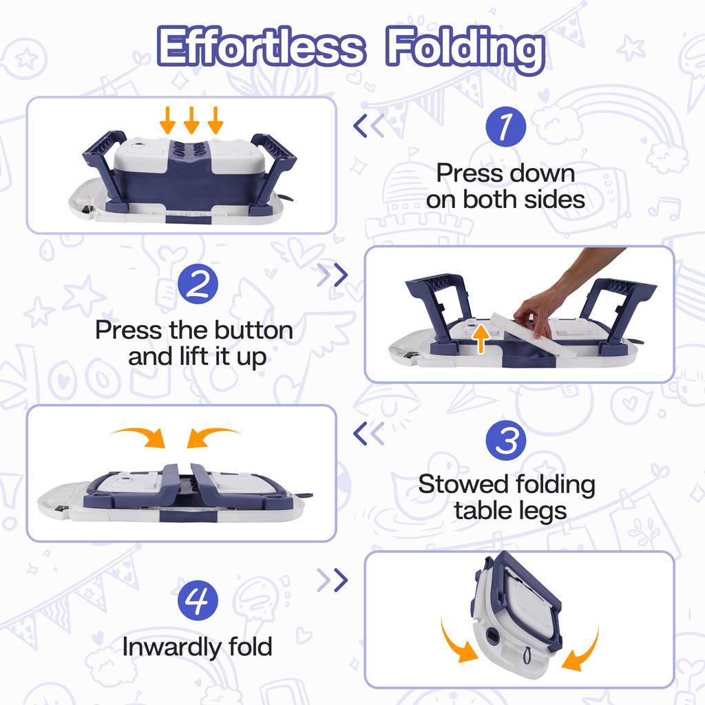 Детская ванночка, Детская ванночка с мягкой подушкой и термометром, Детская ванночка для новорожденных и малышей 0-36 месяцев, Портативная дорожная ванночка для малыша
