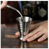 1 шт. барный коктейльный бокал мерный стакан для смешанных напитков 75 мл шейкер для коктейлей из нержавеющей стали 3 в 1 мерный джиггер барные аксессуары для вечеринок