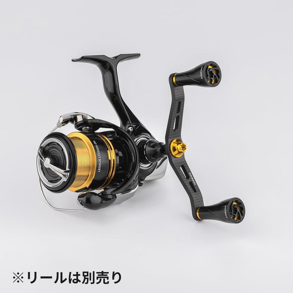 Gomexus FY98 Reel Carbon Compatible with Daiwa Spinning and Double with Handle for and Light Suitable for both and Handle, Fiber, Reels, Gekkabijin,