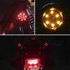Мотоцикл Велосипед Led Янтарный + Красный Указатель поворота Указатель поворота Лампы-индикаторы