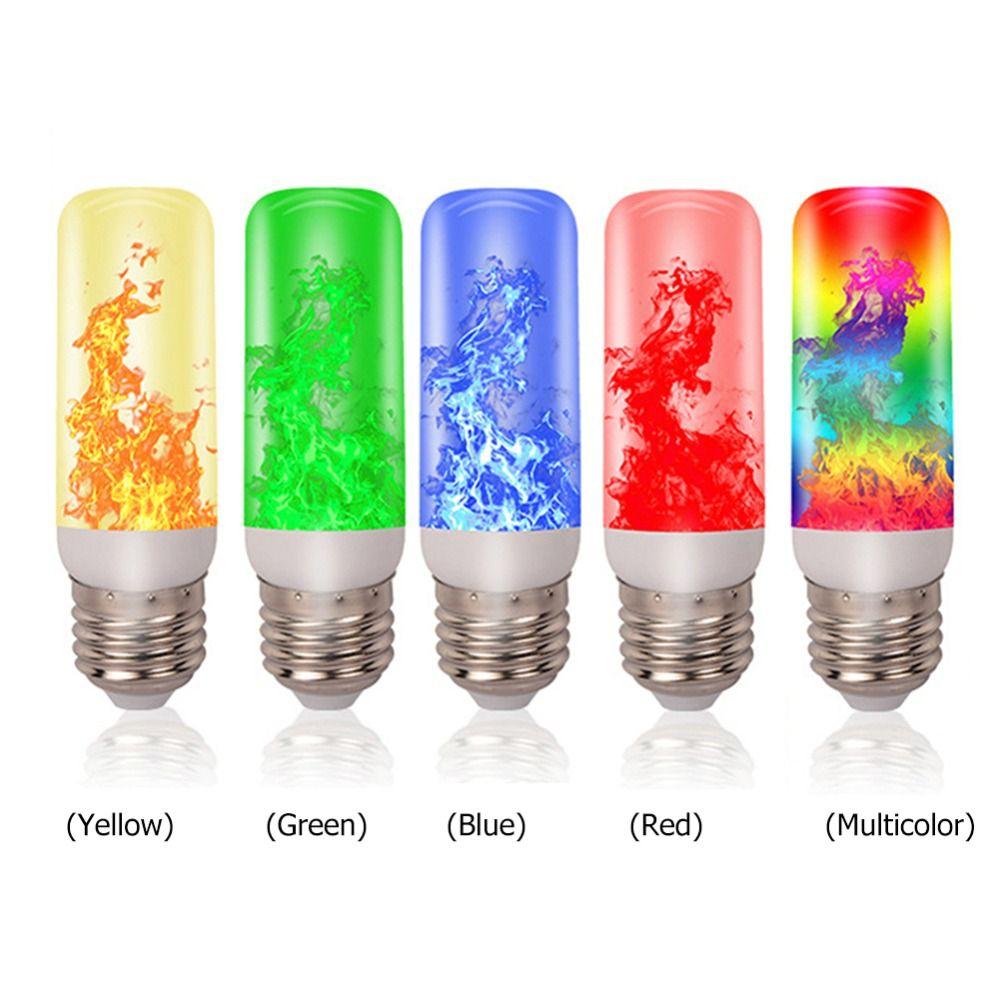 Waterproof LED Flicker Flame Light Bulb E27 Simulated Burning Lamp Dynamic Flame Bulb Easter