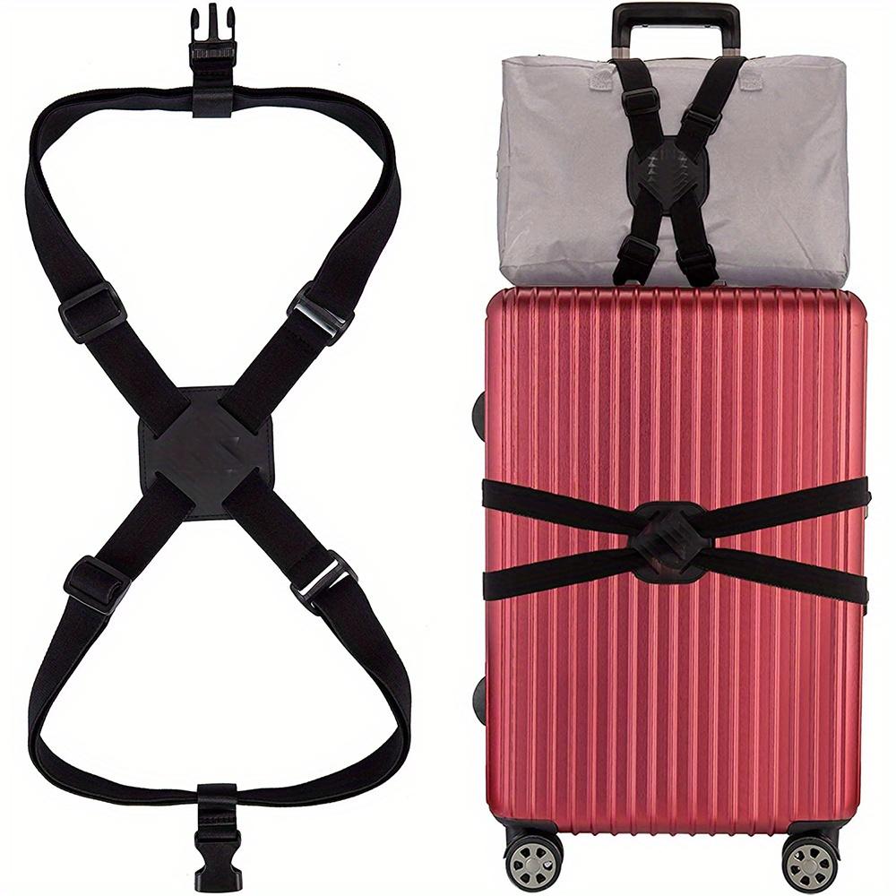 Travel Luggage Packing Strap with 8-shaped Safety Fixed Suitcase, Anti Drop Elastic Elastic Rope Binding Strap and Fixing Strap