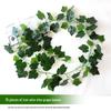 Искусственная лиановидная ротанговая pothos для декора внутренних кондиционеров и водопроводных труб