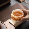 Su's Ceramic Dragon Mutton Fat Jade Zen Teacup