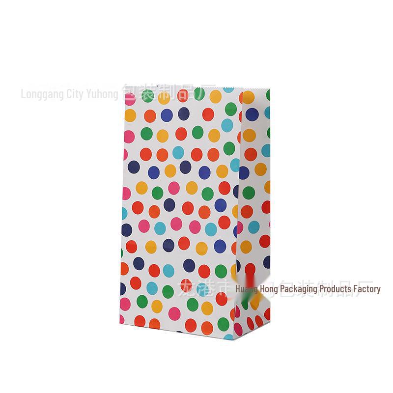 Пакеты для конфет из крафт-бумаги на заказ — красочные, милые, с квадратным дном