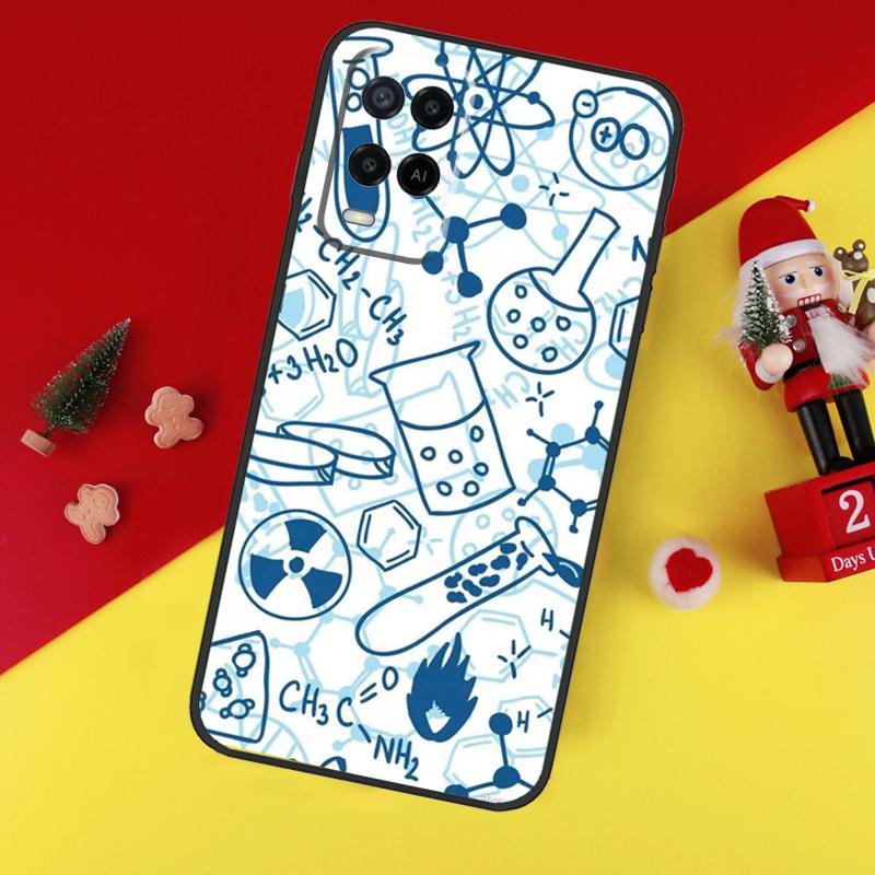 Винтажная Химическая Лаборатория Чехол для OPPO A74 A94 A17 A16 A15 A79 A58 A78 A98 A77 A5 A9 A96 A76 A52 A72 A57S A54S A53S