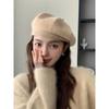 Берет женская шляпа весна осень мода маленькая голова талия шерстяная японская корейская универсальная шляпа тыква осень зима шляпа художника