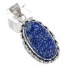 Lapis Lazuli Gemstone 925 Sterling Silver Jewelry Pendant 2.17"