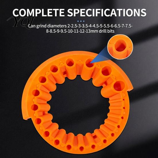 Drill Bit Maintenance Guide Sharpener Attachment, Adjustable Grinding Fixture Jig, Revive Workstation Accessory Dull Bits Sharpening And Restoration