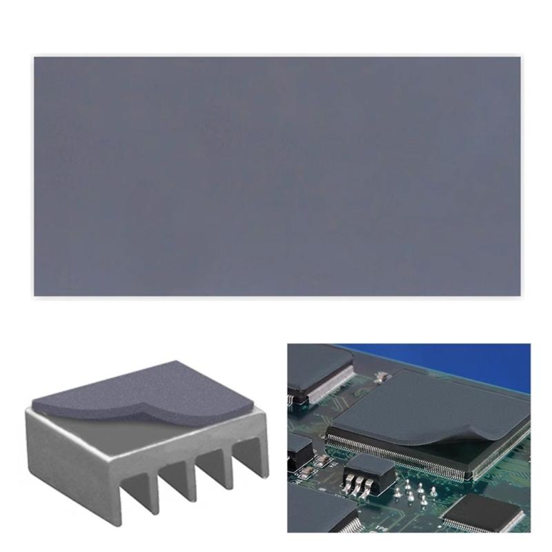 Silicone Baseds Thermals Conductivity Pad for Electronics Cooling Long Heat Transfer Materials