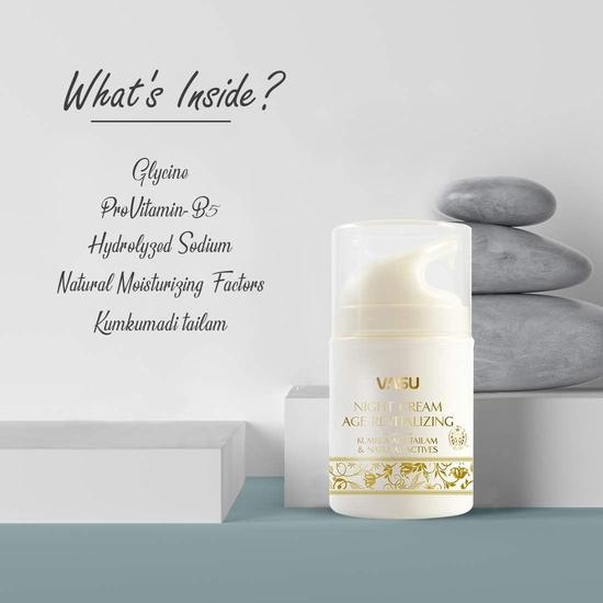 Vasu Ночной крем для омоложения кожи 50 мл