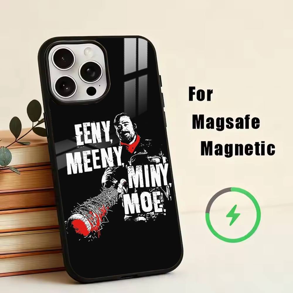 TWD-W-Walking D-Dead Phone Case For iPhone17,16,15,14,13,12,11 Plus,Pro Magnetic For Magsafe Wireless Charging