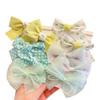 10pcs/set Flower Bowknot Elastics Hair Ties For Girl Bands Hair Children DIY Accessories Bands J9J2