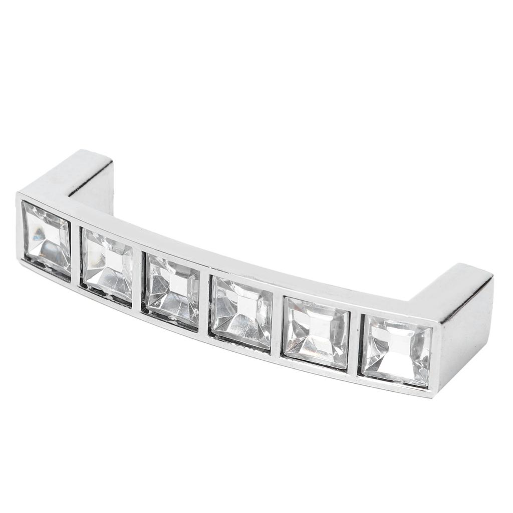 Ручка Crystal Handle Modern Simple Cabinet Door Diamonds Double Hole Handle Pull для ящика