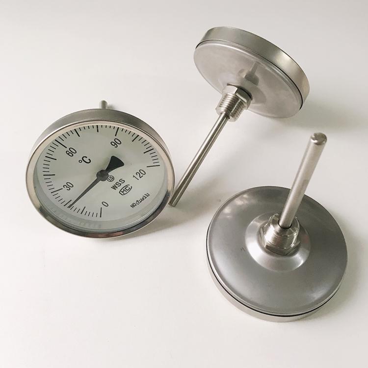 Haichen Factory Price Adjustable Bimetal Stainless Steel IP65 Rated Thermometer Dial Gauge