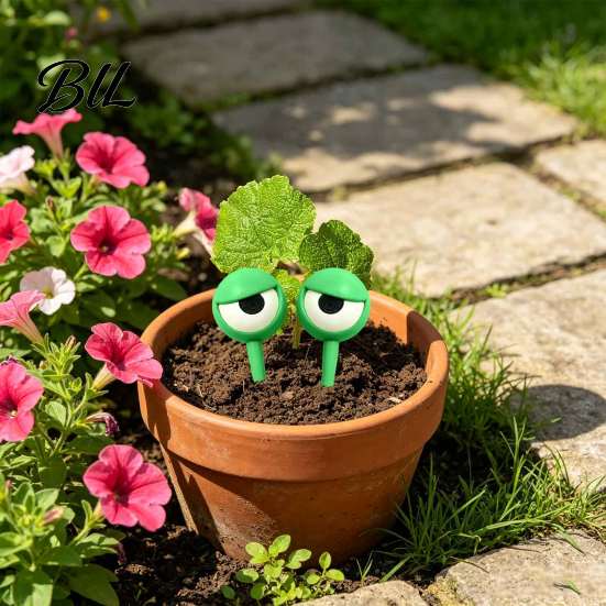 Decorative Soil Stakes for Succulents 3D Printed Funny Eye Plant Stakes, Cartoon Garden Stake, Whimsical Indoor Decor Potted Decor, Novelty Flower Pot