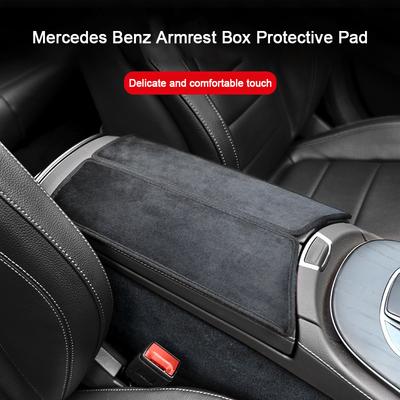 Накладка-защита на центральную консоль, подлокотник, крышка для Mercedes Benz A C E CLA GLB GLC EQA EQB W205 X253 W213 Детали