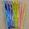 9PCS Plastic Crocheting Acrylic Crochet Hooks Needles 3mm-12mm