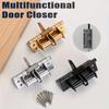 1 шт. Самозакрывающаяся пружинная петля, бесшумная автоматическая закрывающаяся дверца, доводчик для шкафа, 90-градусная петля, мебельная фурнитура, аксессуары