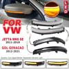 2PCS Dynamic Blinker For VW Passat B7 CC / Jetta 6 Mk6 Scirocco MK3 LED EOS Beetle Side Mirror Indicator Turn Signal Light