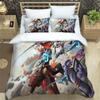 Мягкий и удобный комплект постельного белья Genshin Impact Animation Cartoon, роскошное одеяло, настраиваемые комплекты постельного белья