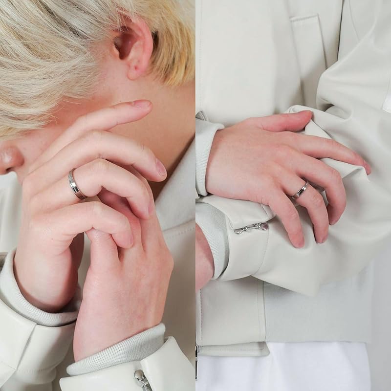 [Львиное сердце] кольцо кольцо LH-1 крестообразное кольцо/хирургическая нержавеющая сталь 316L (совместим с аллергией на металл) (с мешком) Прямое управление (Серебро, Нет. 9)