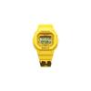 Casio Квадратная Медовая Банка Подарочная Коробка Специальные Часы с Гравировкой на Задней Крышке Электронный Механизм Ремешок из Смолы Унисекс Часы Желтый SLV-22B-9PFH