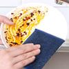 Burnt-on dishwashing sponge, stainless steel polishing sponge, rust remover, sink sponge, 4 pieces, random colors