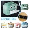 Cartoon Tissue Box Cute Short Plush Tissue Boxes Bracket Auto Armrest Car Holder Tissue Decorations Car Back Car Seat Box U1C3