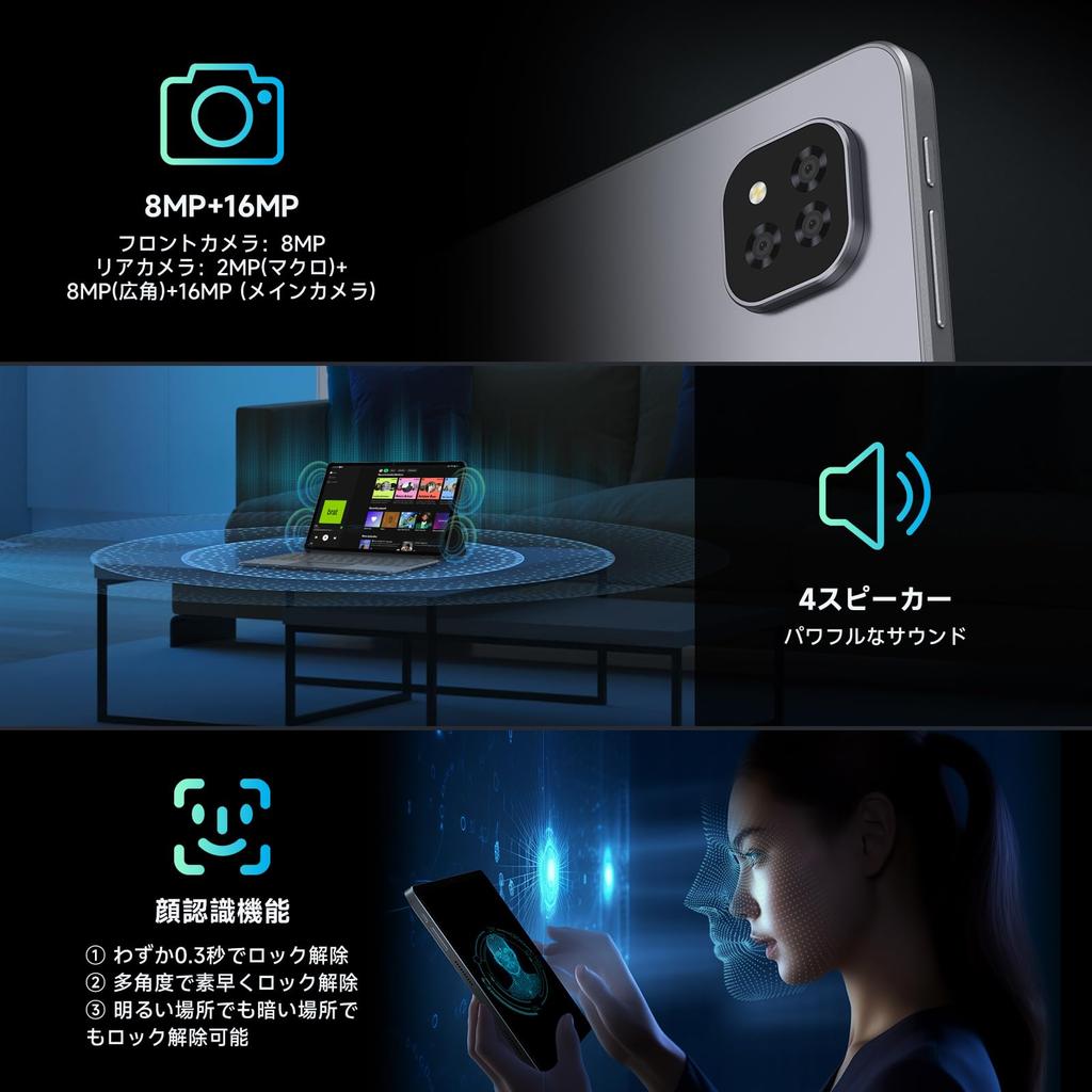 ALLDOCUBE iPlay60 Pad Pro Inch Tablet Android14 Tablet PC Mode 90Hz Face Recognition Resolution 10000mAh PD33W Fast Charging Widevine L1 4 Speakers