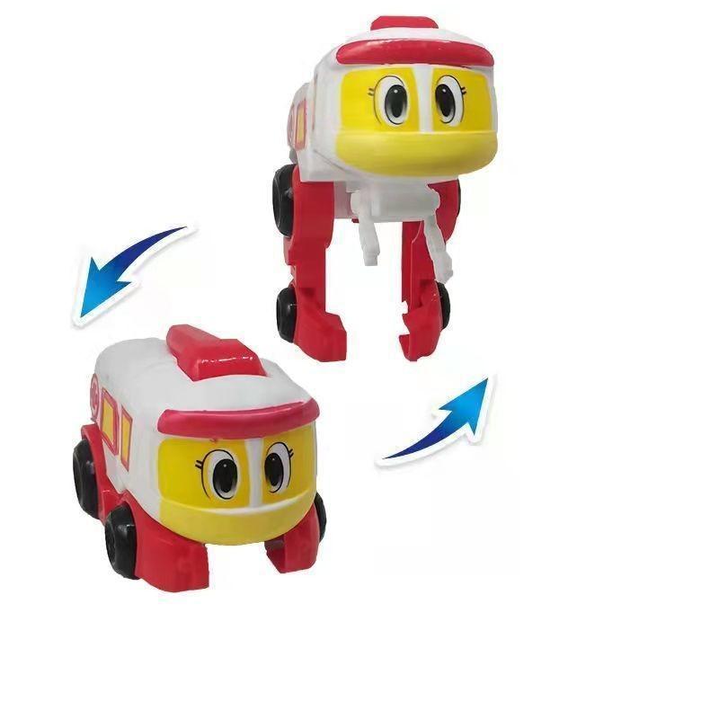 Gogo Dino Transforming Car Airplane Boat Crane Toy For Children