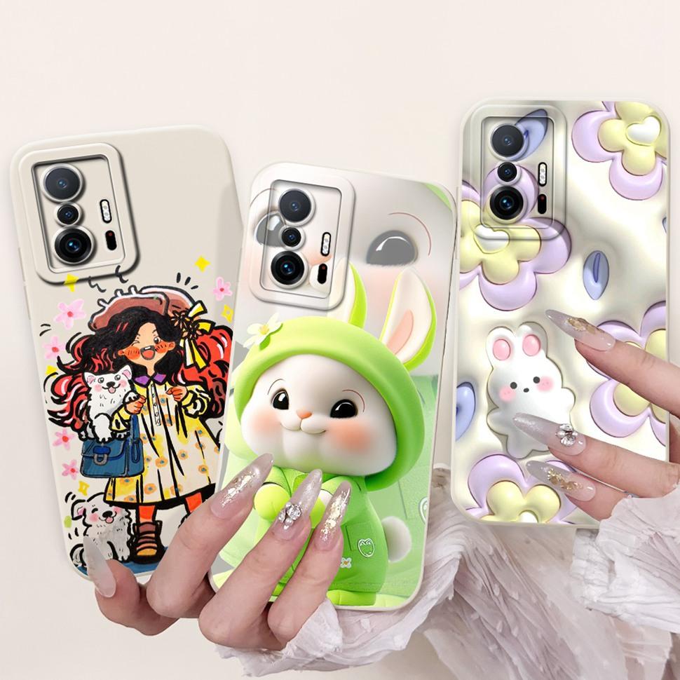 Soft TPU Cover For Xiaomi 11T Case Cute Panda Pattern Phone Case For Xiaomi 11T 12T 13T 5G Back Cover Xiaomi11T Xiaomi12T Shell