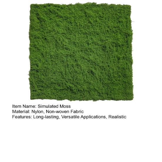 Подушка из искусственного мха Реалистичный искусственный мох Декор для кашпо Зеленый искусственный мох Дерн для DIY проектов Поделки Центральные элементы стола Декорации для сказочного сада