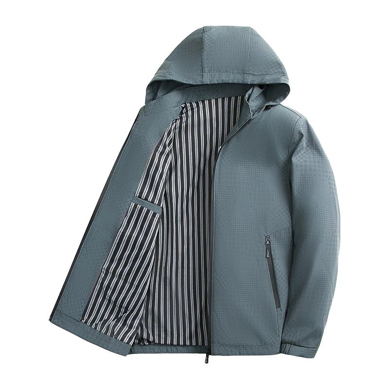 Свободный модный повседневный однотонный мужской деловой пиджак, социальный блейзер, мужская куртка среднего возраста, верхняя одежда для мужчин