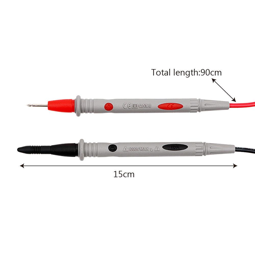 Новый мультиметр испытательные провода универсальный кабель 10A/20A мягкий силиконовый провод игольчатый наконечник тестер зонд провод ручка кабель
