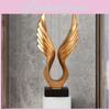 Angel Wing Eagle Resin Figurine For Modern Home And Office Display