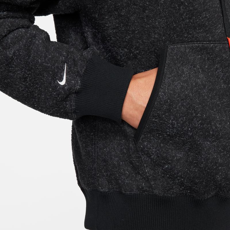 Nike Теннисная толстовка с капюшоном Naomi Osaka, мужские топы, темно-серый DJ4664-010