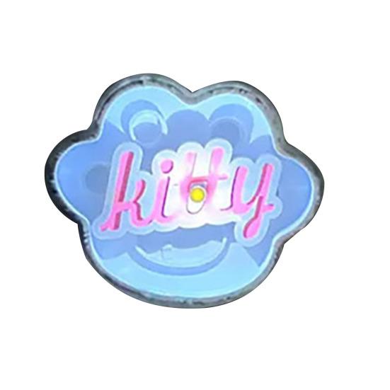 Ночник с эффектом рассеянного света и 3D-тенями, креативный ночник в виде силуэта птицы или кошки с присосками, теплое свечение, рассеянное освещение для спальни и гостиной.