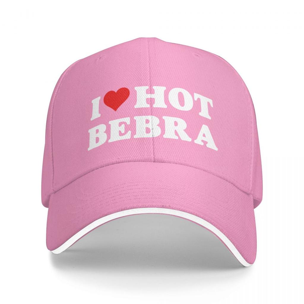 Кепка I Heart Hot Bebra I Love Hot Bebra, бейсболка, детская шапка, зимняя кепка унисекс, женская кепка
