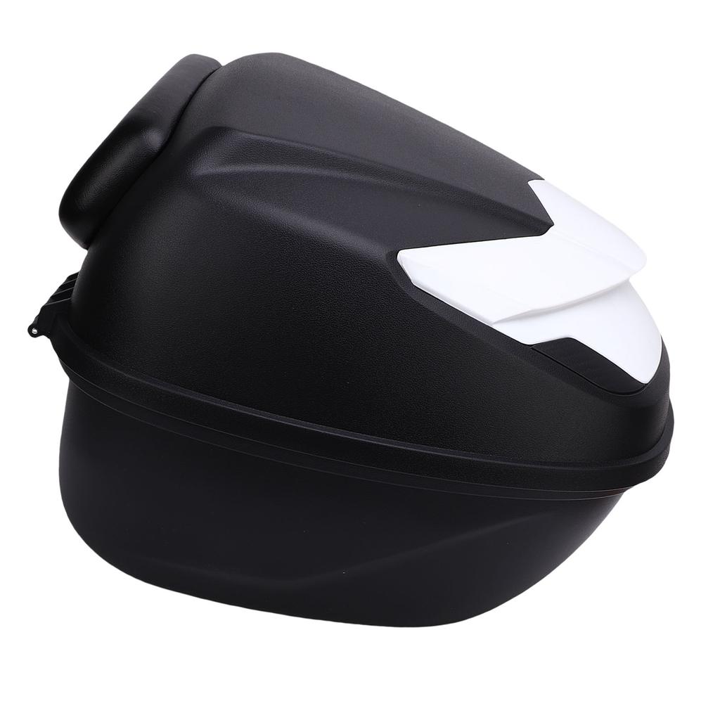 39L Motorcycle Top Case Waterproofing Luggage Storage Trunk Tail Box with 2 Keys Universal for Scooter
