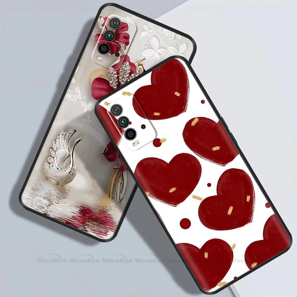 Чехол для Redmi 9T Цветы Мягкий Чехол для Телефона Задняя Крышка Для Xiaomi Redmi 9T 9 T Redmi9T Чехлы Тонкий Силиконовый Коке Защита от Падения Фундас