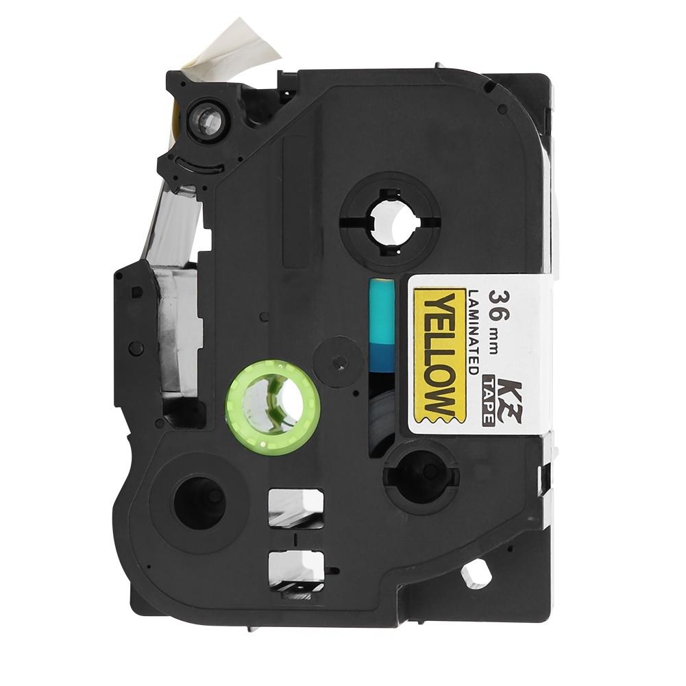 36mm Label Maker Laminated Label Tape Fit for   PT-9700PC PT-9800PCN PT-3600