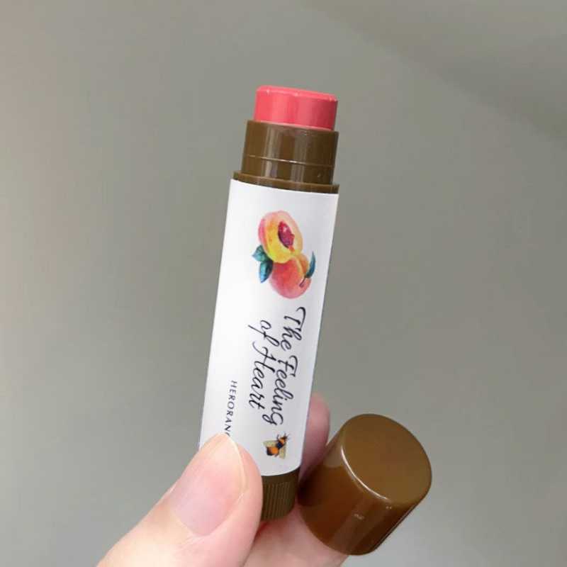 Фруктовый бальзам для губ, увлажняющий, питательный блеск для губ, естественное изменение температуры, цвет помады, дешевая косметика для макияжа, уход за кожей губ