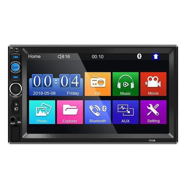 2 Din Car Multimedia Player Audio Stereo Radio 7" HD MP5 Touch Screen Digital Display Bluetooth USB FM Autoradio